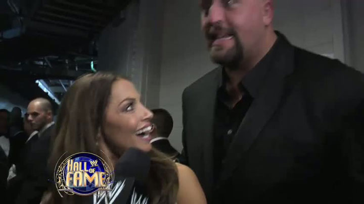 Backstage at Hall of Fame 2011