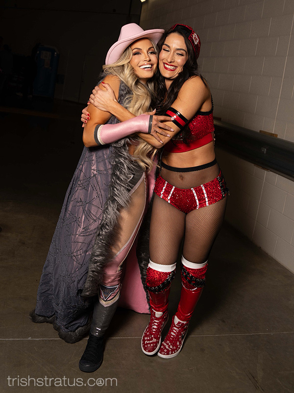 Backstage at Royal Rumble 2025