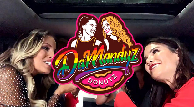 Video: Trish & Lita on DaMandyz Donutz